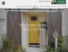 Tablet Screenshot of homesbywarmington.com